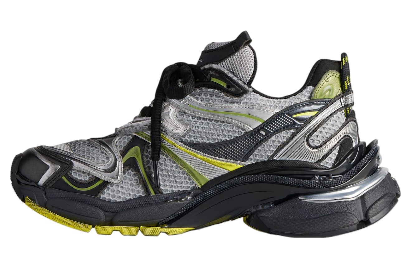 BALENCIAGA RUNNER 2.0 IN SILVER / VOLT