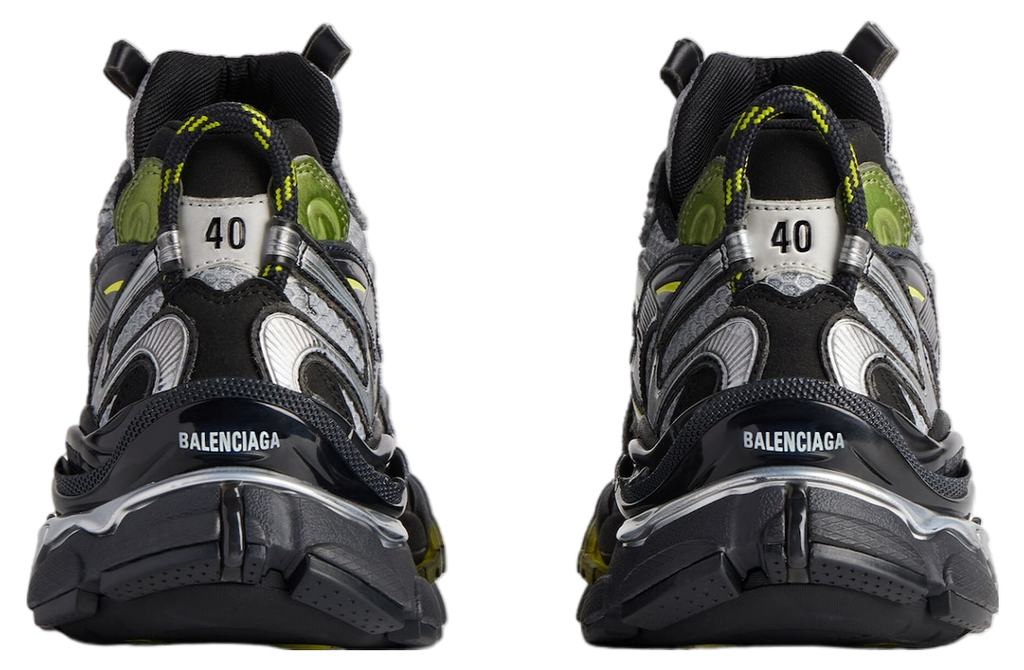 BALENCIAGA RUNNER 2.0 IN SILVER / VOLT