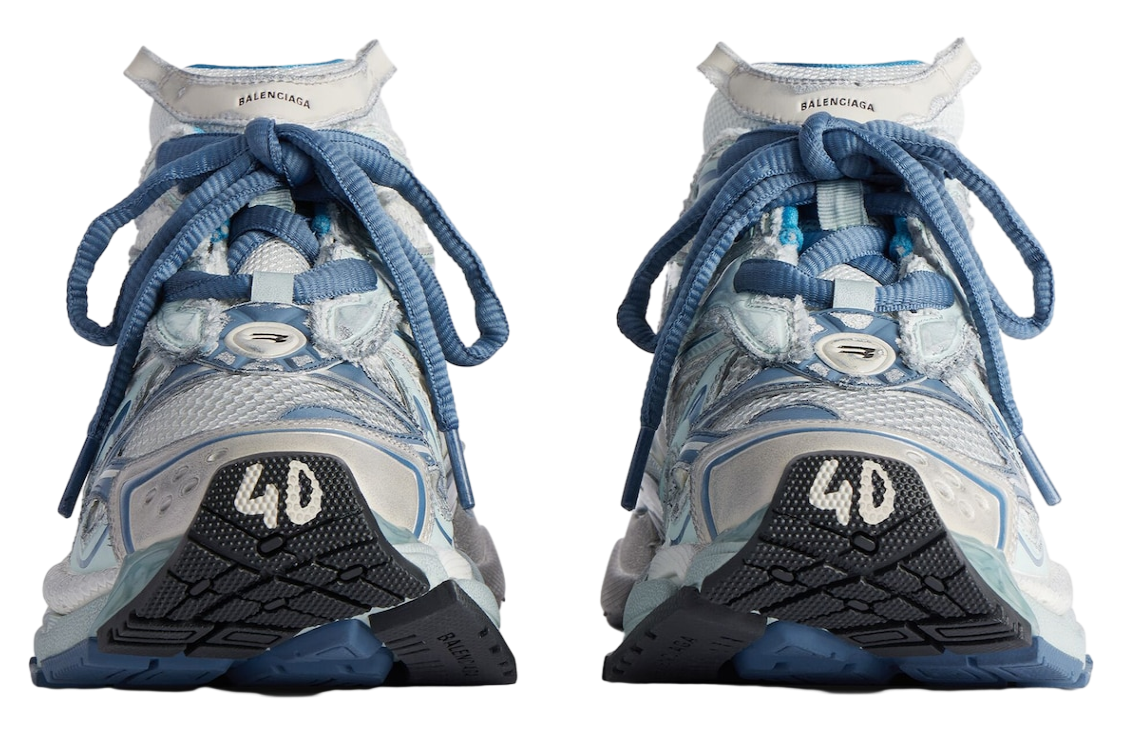 BALENCIAGA RUNNER 2.0 IN WHITE / BLUE