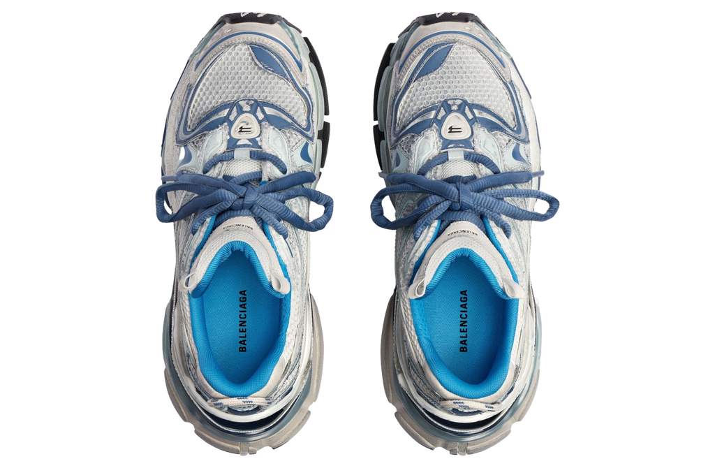 BALENCIAGA RUNNER 2.0 IN WHITE / BLUE