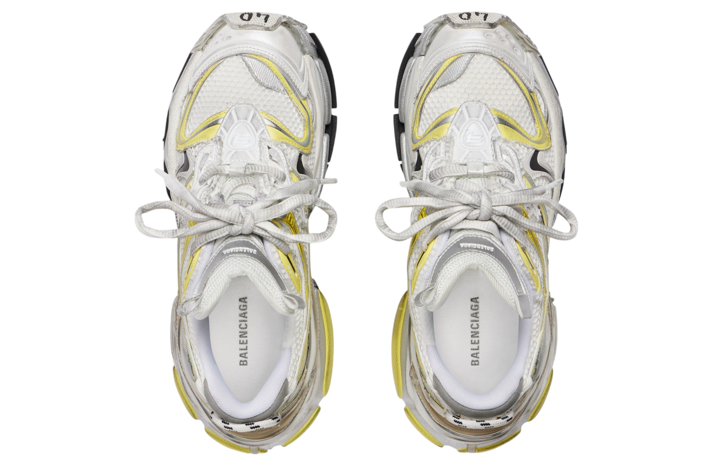 BALENCIAGA RUNNER 2.0 IN WHITE / YELLOW