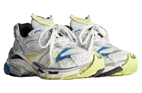 BALENCIAGA RUNNER 2.0 IN WHITE / YELLOW / BLUE