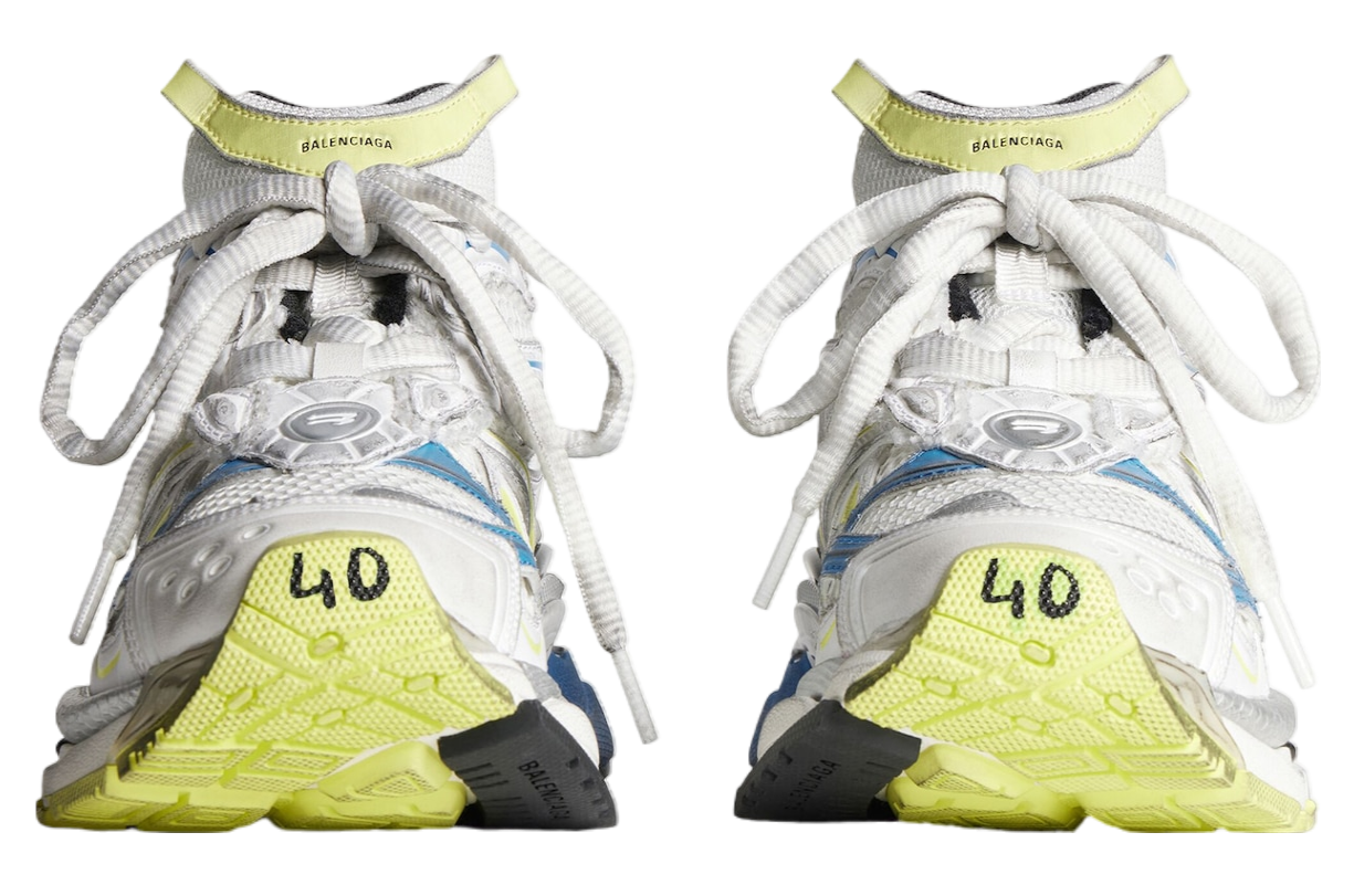 BALENCIAGA RUNNER 2.0 IN WHITE / YELLOW / BLUE