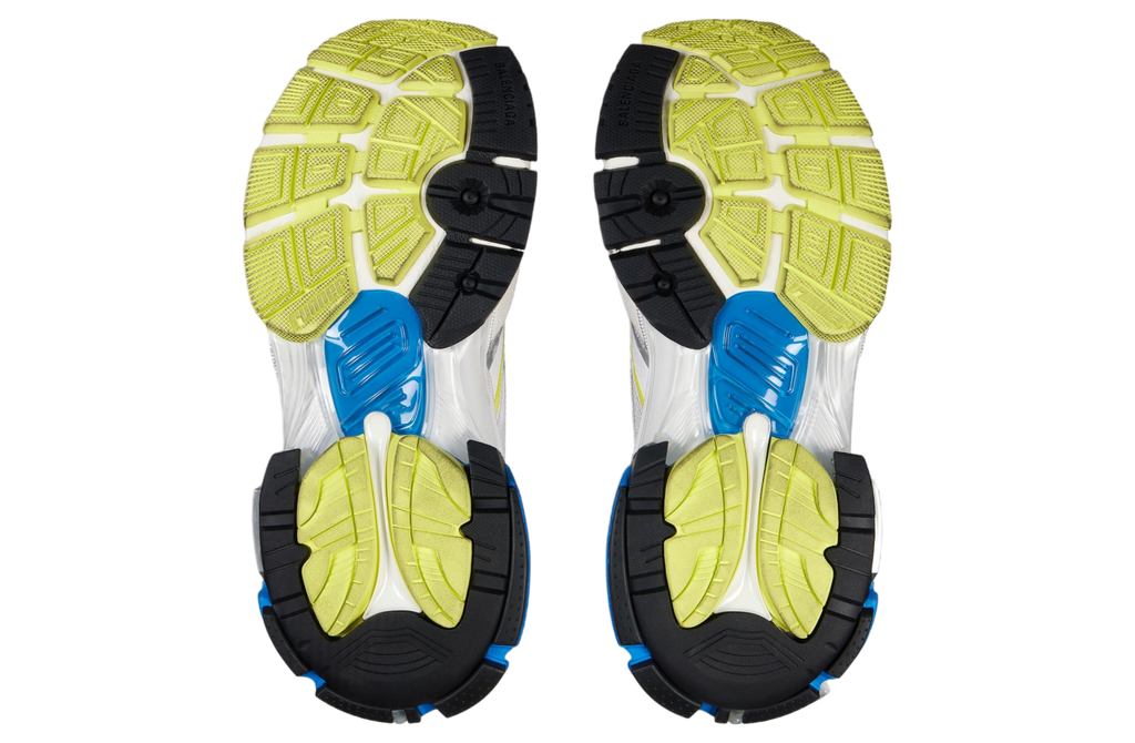 BALENCIAGA RUNNER 2.0 IN WHITE / YELLOW / BLUE