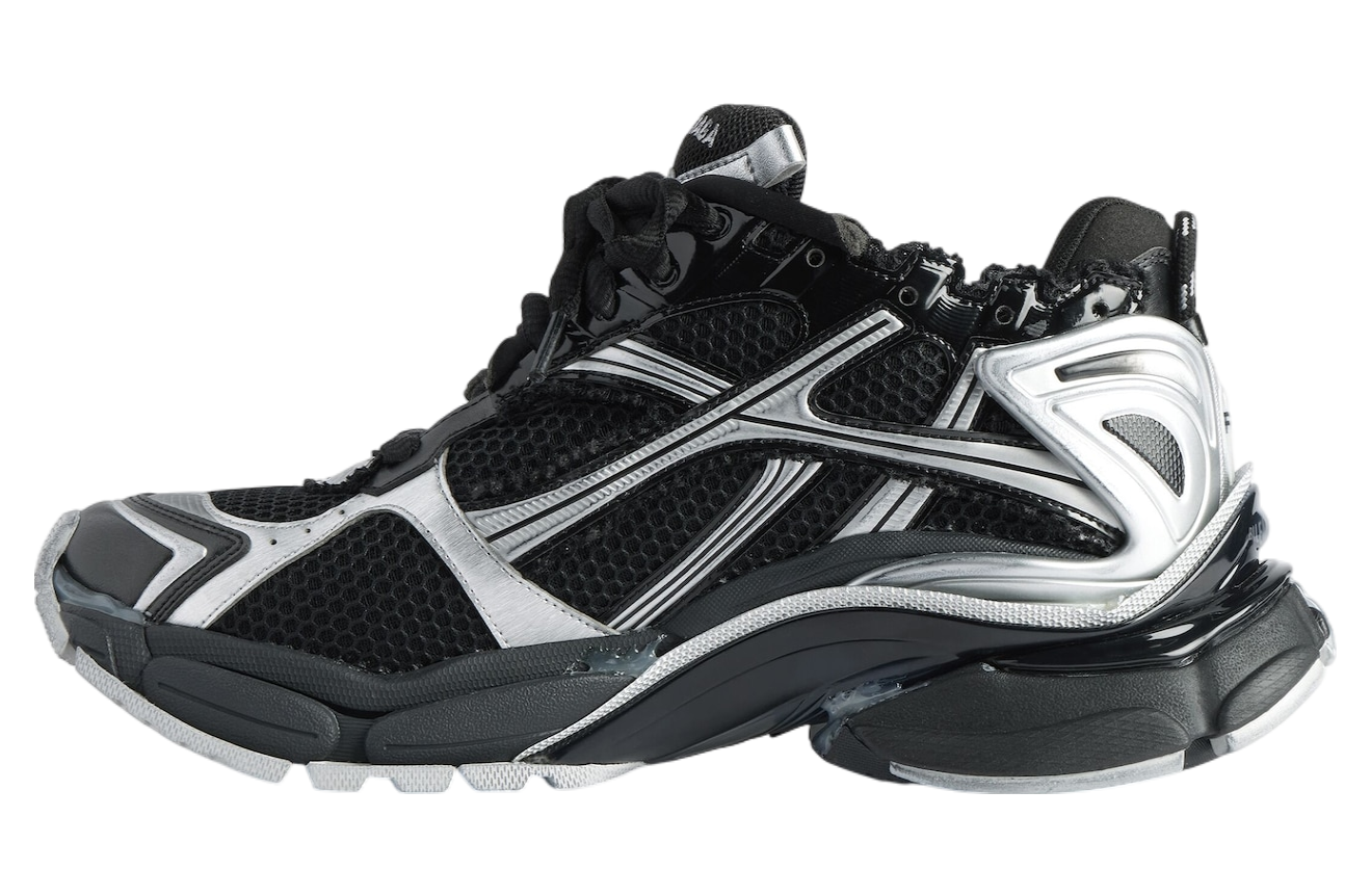 BALENCIAGA RUNNER IN BLACK / SILVER
