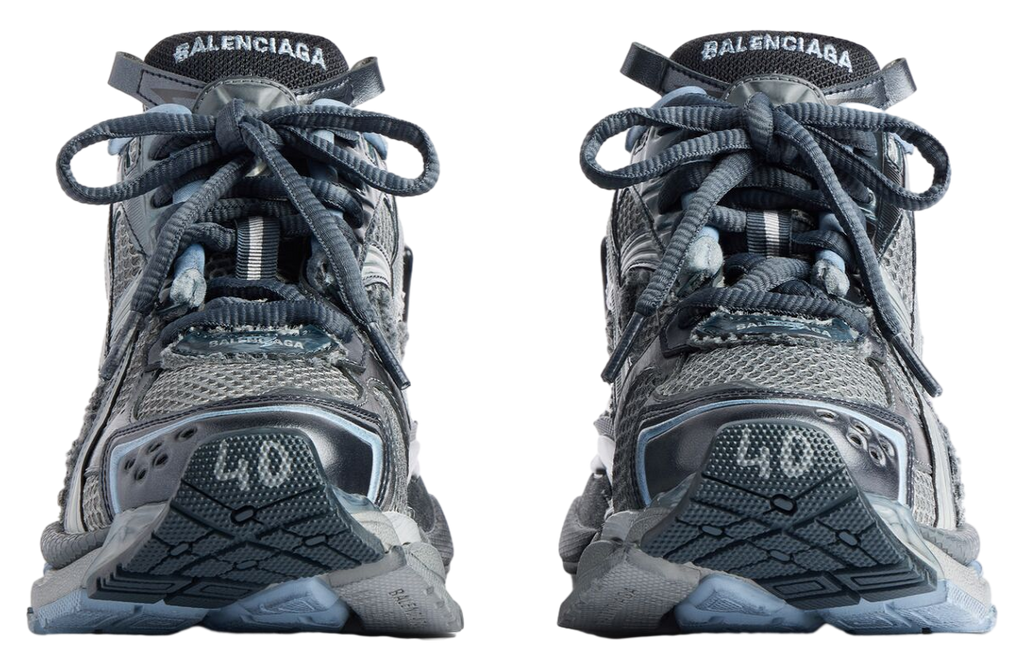 BALENCIAGA RUNNER IN GREY / NAVY