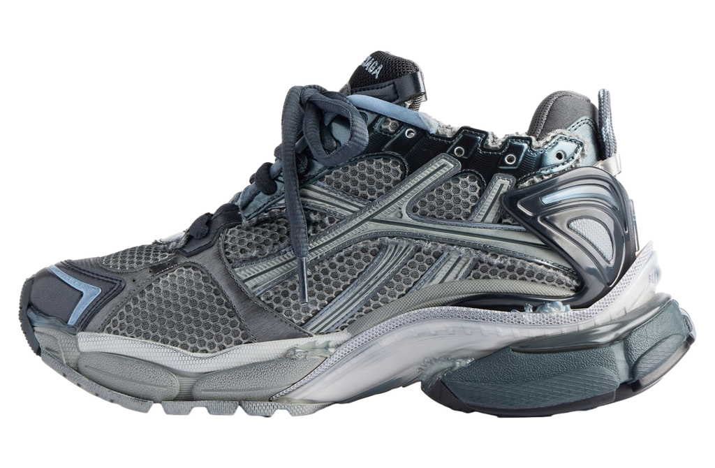 BALENCIAGA RUNNER IN GREY / NAVY
