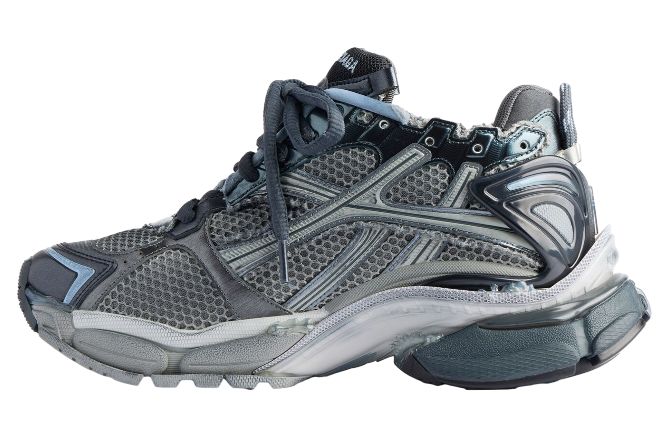 BALENCIAGA RUNNER IN GREY / NAVY
