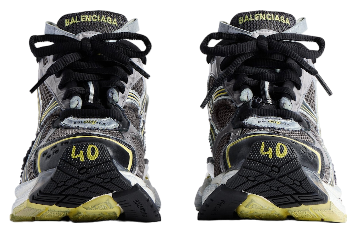BALENCIAGA RUNNER IN GREY / YELLOW