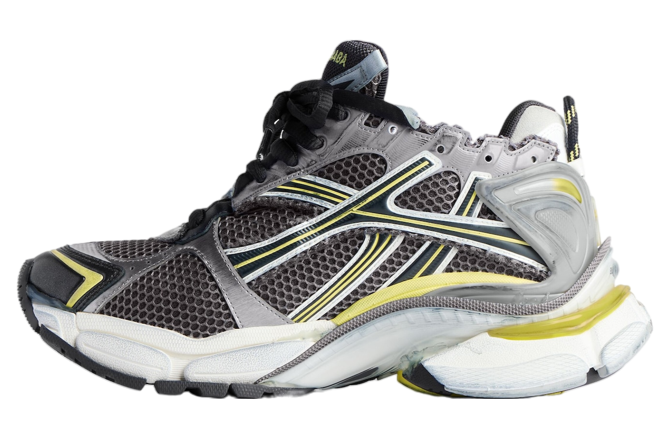 BALENCIAGA RUNNER IN GREY / YELLOW