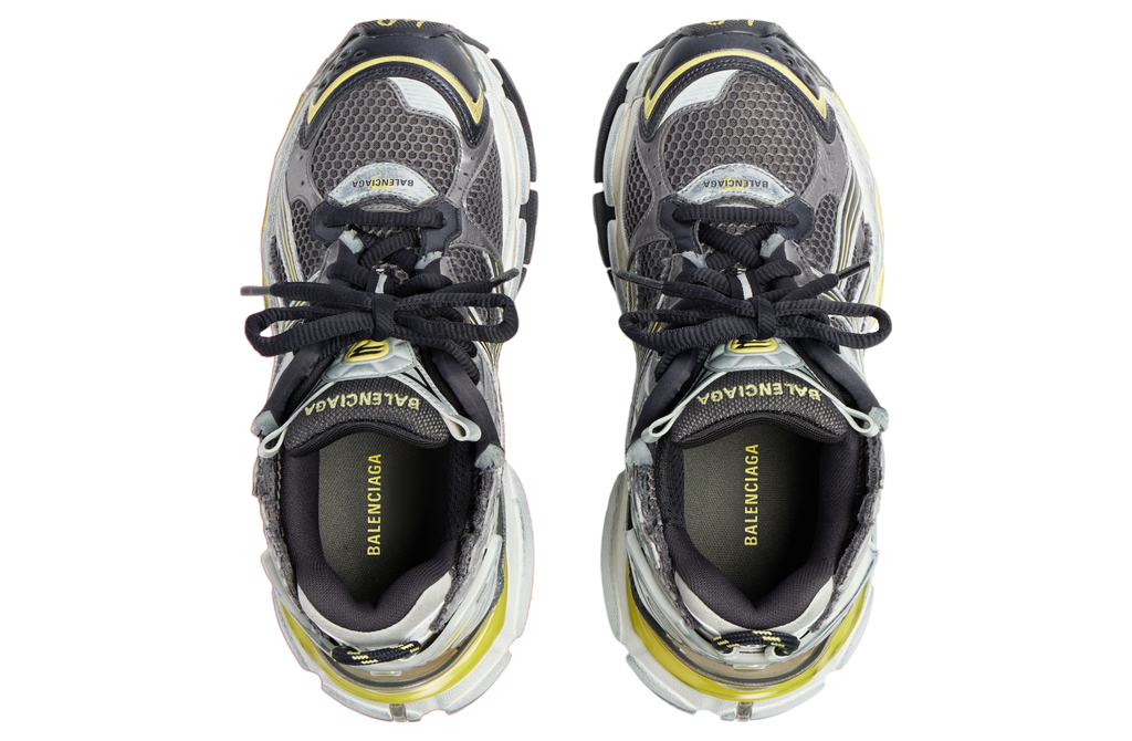 BALENCIAGA RUNNER IN GREY / YELLOW