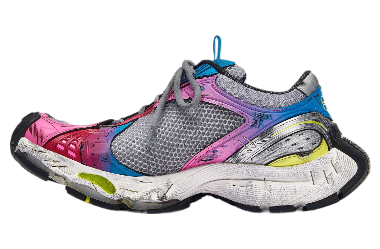 BALENCIAGA STAPLER IN GREY / BLUE / PINK