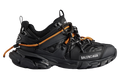 BALENCIAGA TRACK TRAIL LACES IN BLACK / ORANGE