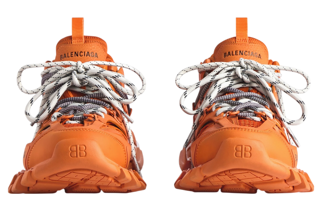 BALENCIAGA TRACK TRAIL LACES 'ORANGE / GREY'