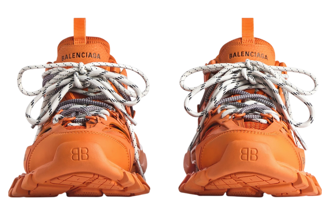 BALENCIAGA TRACK TRAIL LACES 'ORANGE / GREY'