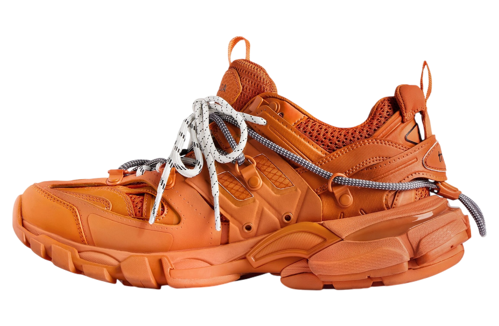 BALENCIAGA TRACK TRAIL LACES 'ORANGE / GREY'