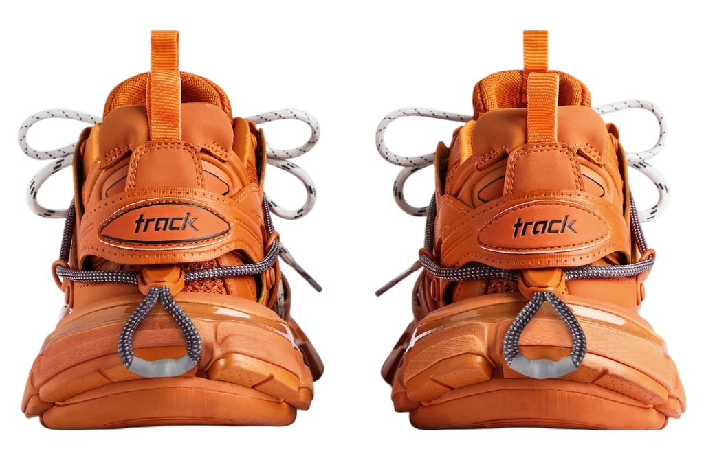 BALENCIAGA TRACK TRAIL LACES 'ORANGE / GREY'