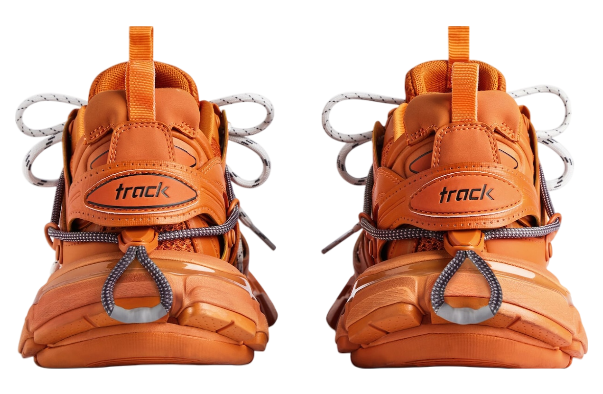 BALENCIAGA TRACK TRAIL LACES 'ORANGE / GREY'