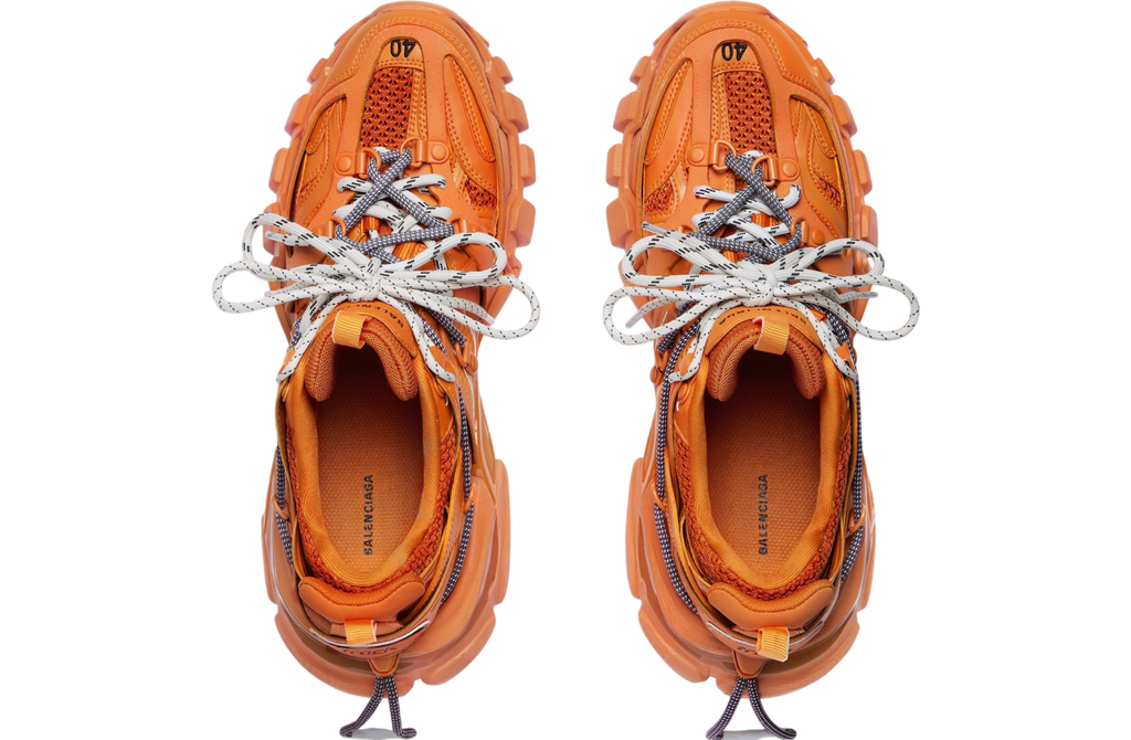 BALENCIAGA TRACK TRAIL LACES 'ORANGE / GREY'