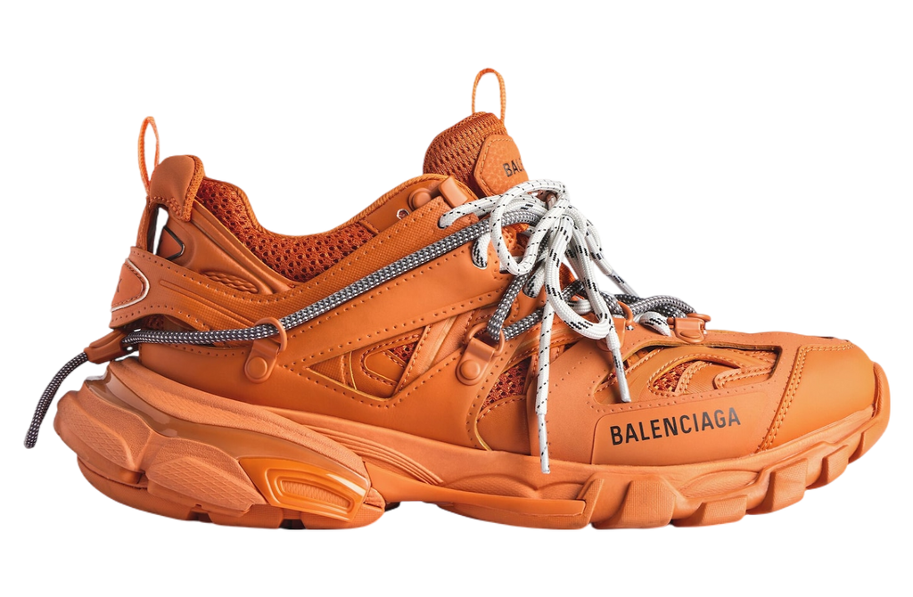 BALENCIAGA TRACK TRAIL LACES 'ORANGE / GREY'
