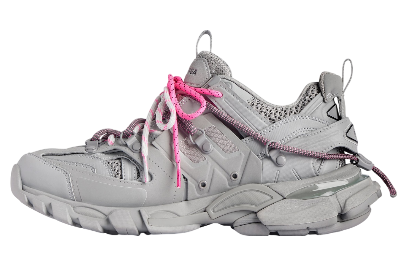 BALENCIAGA TRACK TRAIL LACES 'GREY / PINK'