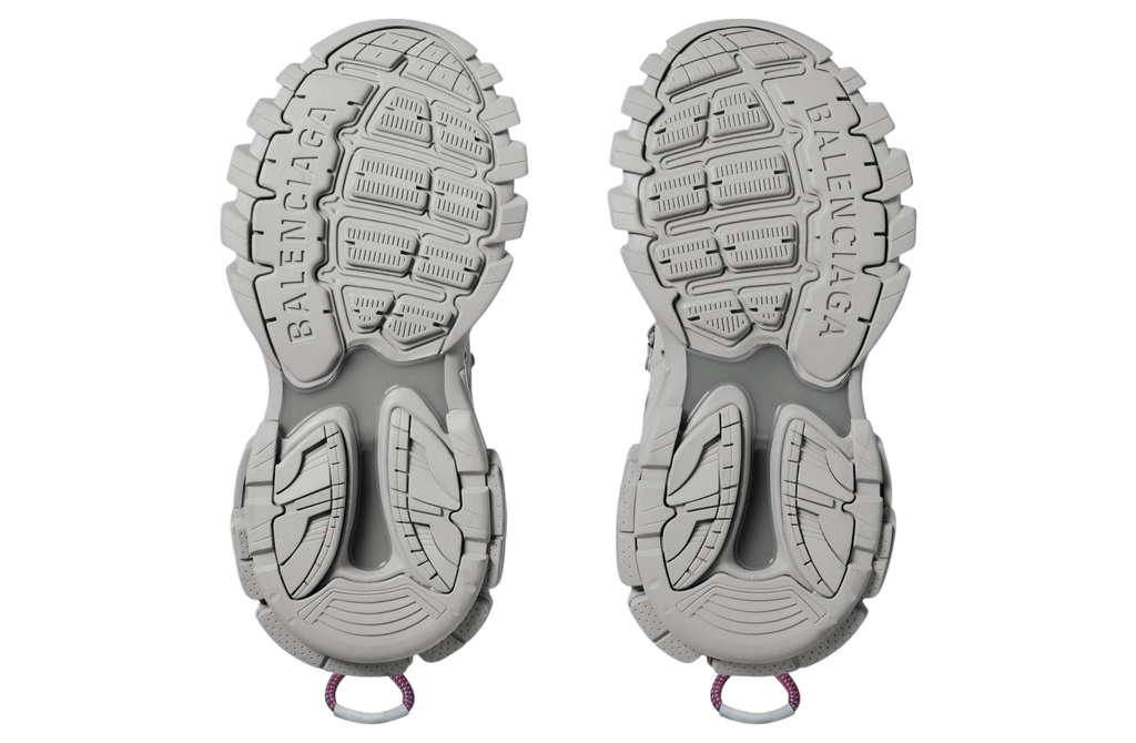 BALENCIAGA TRACK TRAIL LACES 'GREY / PINK'