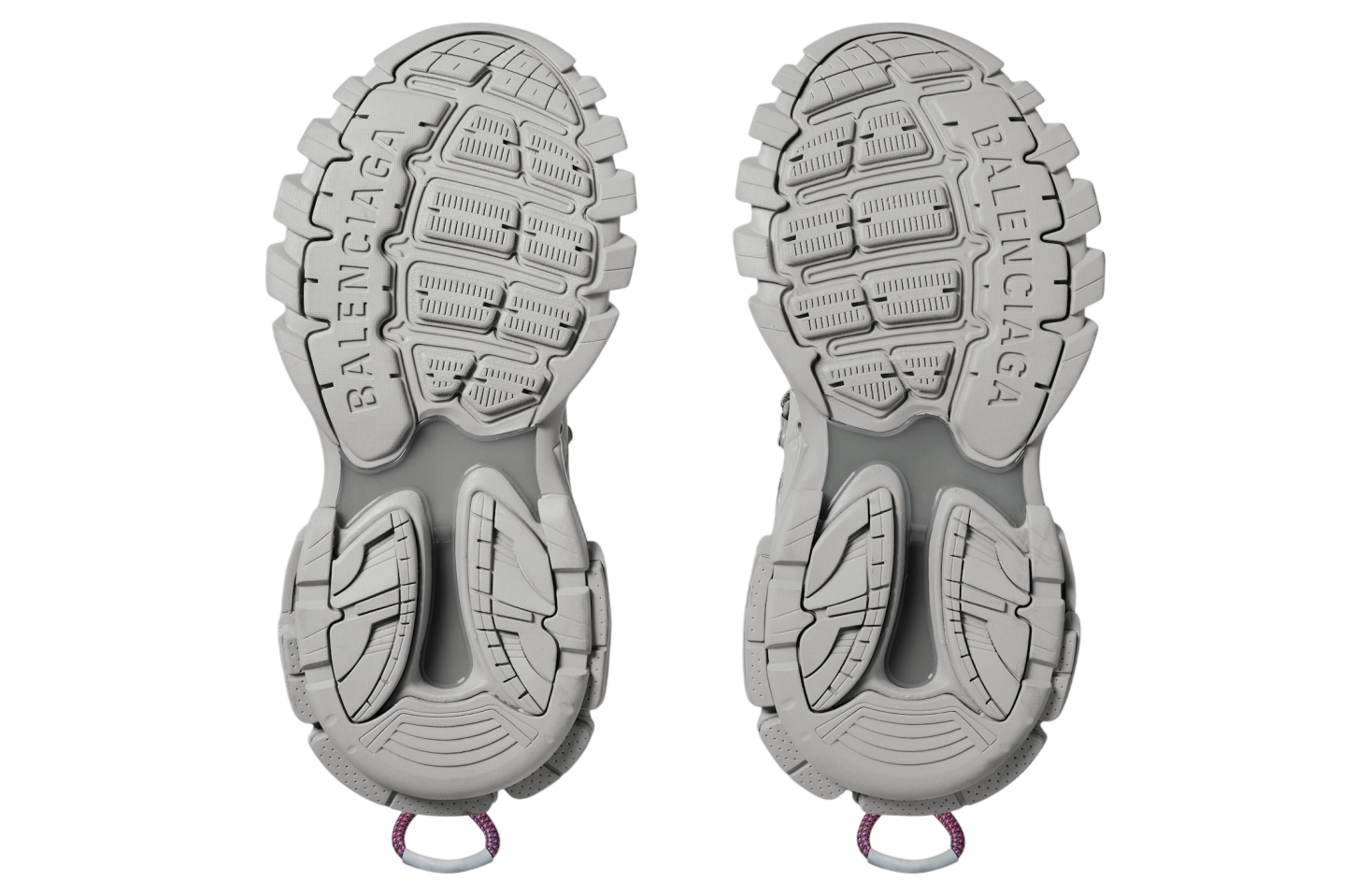 BALENCIAGA TRACK TRAIL LACES 'GREY / PINK'