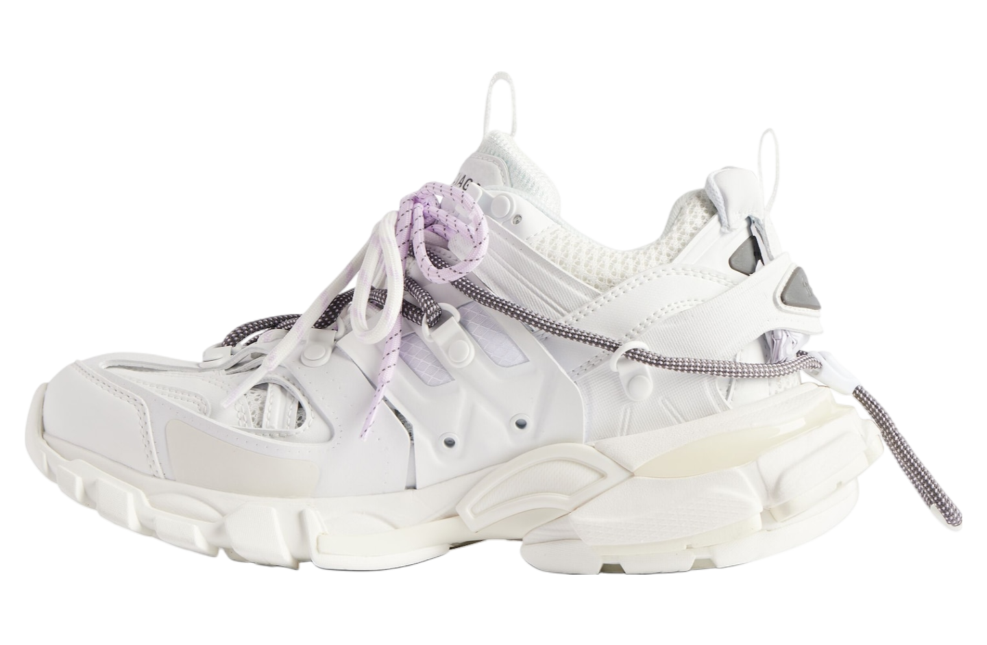 BALENCIAGA TRACK TRAIL LACES 'WHITE / LILAC'