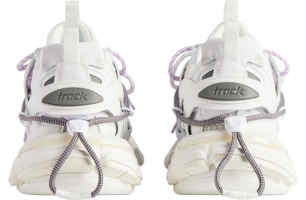 BALENCIAGA TRACK TRAIL LACES 'WHITE / LILAC'