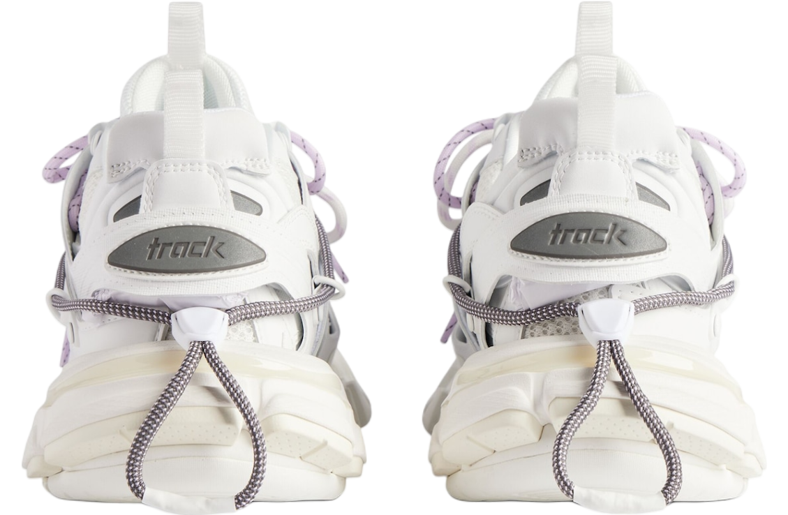 BALENCIAGA TRACK TRAIL LACES 'WHITE / LILAC'