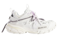 BALENCIAGA TRACK TRAIL LACES 'WHITE / LILAC'