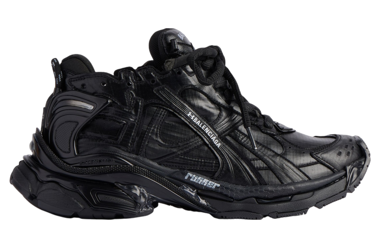 BALENCIAGA UNDER ARMOUR RUNNER RIPSTOP IN BLACK