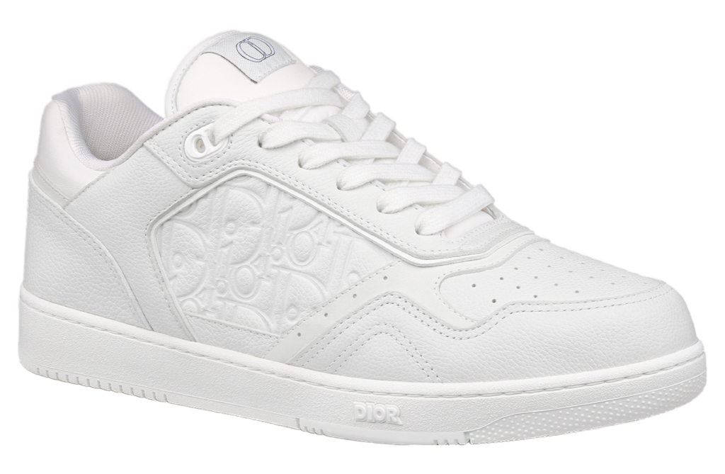 DIOR B27 LOW WHITE GRAINED CALFSKIN / WHITE GRAVITY LEATHER