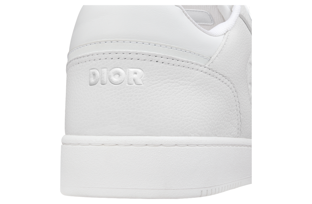 DIOR B27 LOW WHITE GRAINED CALFSKIN / WHITE GRAVITY LEATHER