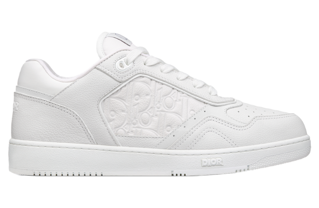 DIOR B27 LOW WHITE GRAINED CALFSKIN / WHITE GRAVITY LEATHER