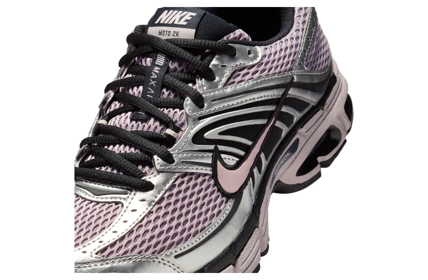 NIKE AIR MAX MOTO 2K WMNS “LIGHT VIOLET ORE / METALLIC SILVER”