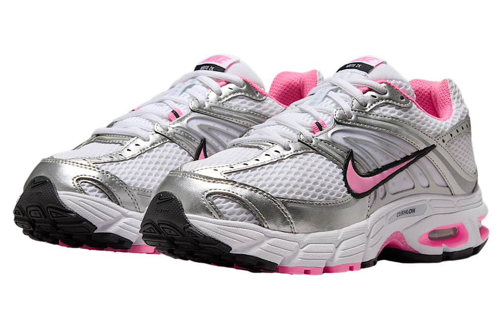 NIKE AIR MAX MOTO 2K WMNS “WHITE / METALLIC SILVER / PINK SPELL”