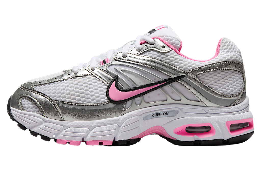 NIKE AIR MAX MOTO 2K WMNS “WHITE / METALLIC SILVER / PINK SPELL”