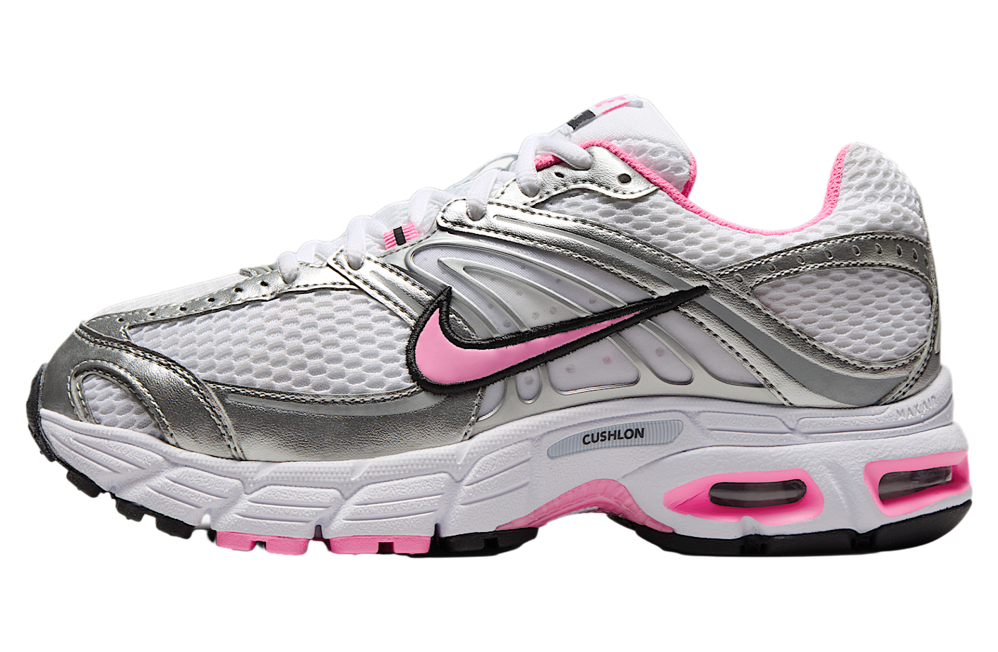 NIKE AIR MAX MOTO 2K WMNS “WHITE / METALLIC SILVER / PINK SPELL”