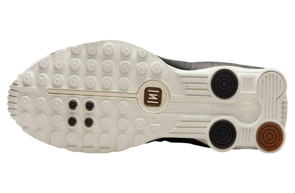 NIKE SHOX R4 SAIL / BLACK / FAUNA BROWN