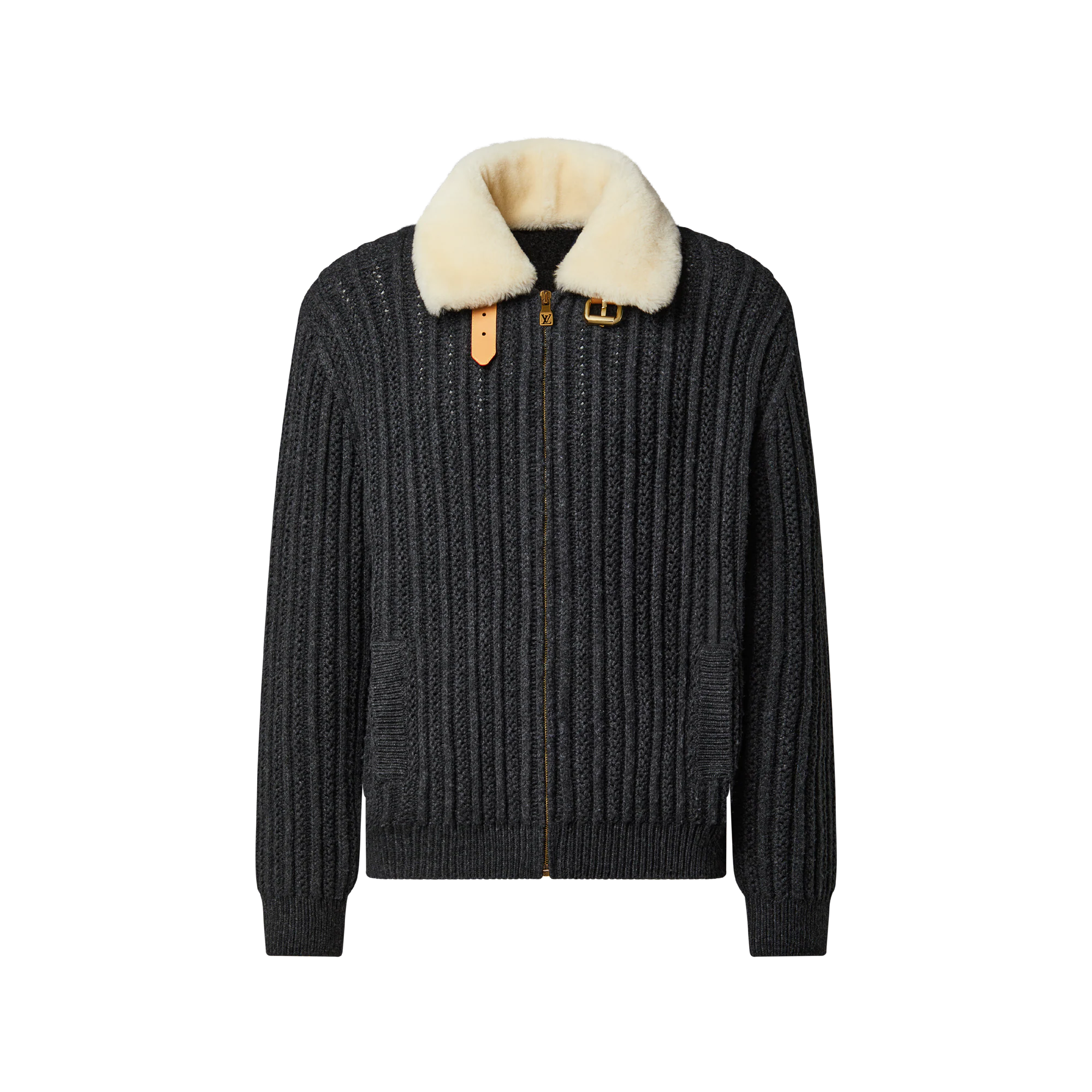 LOUIS VUITTON CASHMERE-WOOL BLOUSON