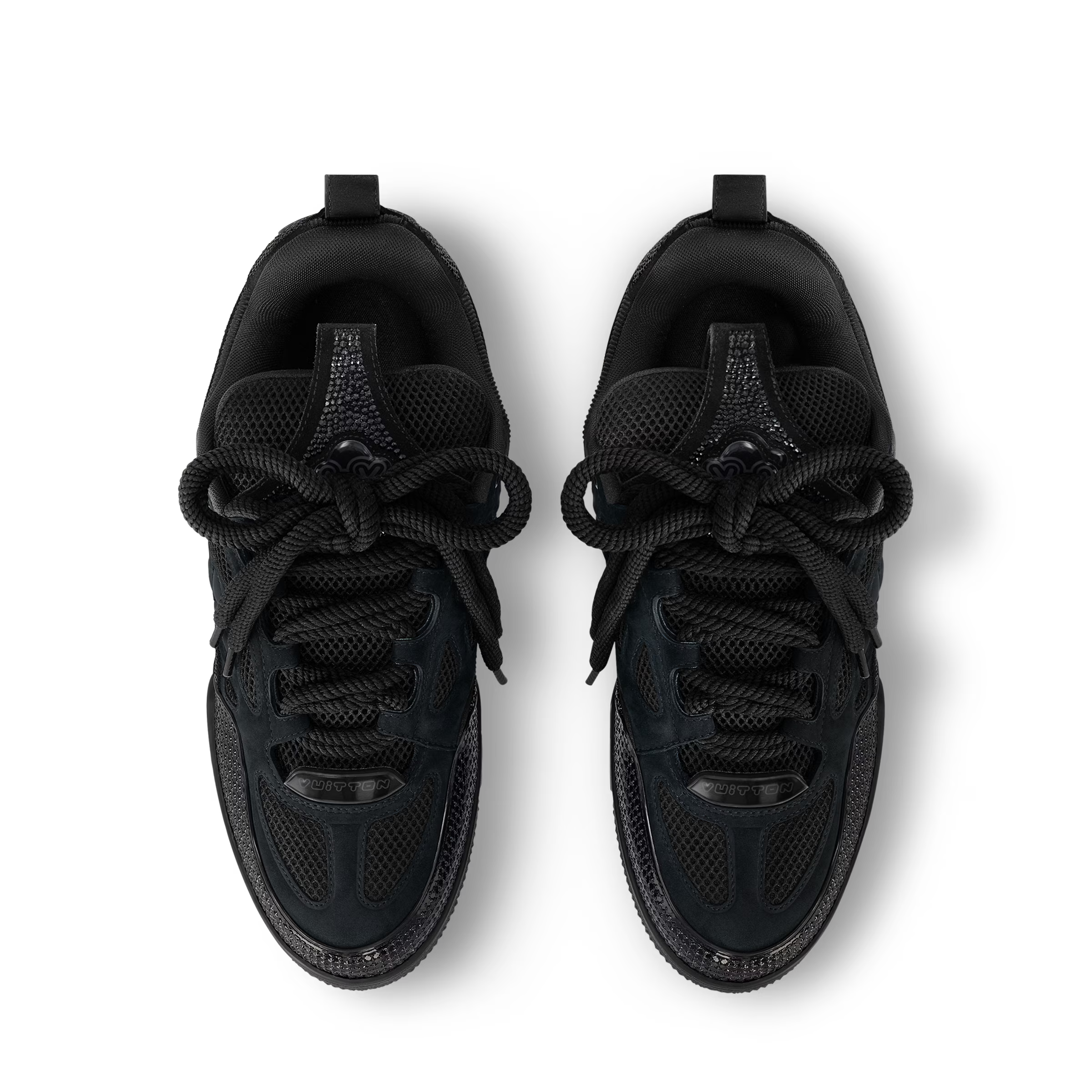 LOUIS VUITTON SKATE SNEAKER X SWAROVSKI™ IN ALL BLACK