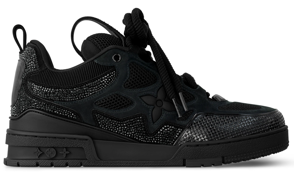LOUIS VUITTON SKATE SNEAKER X SWAROVSKI™ IN ALL BLACK