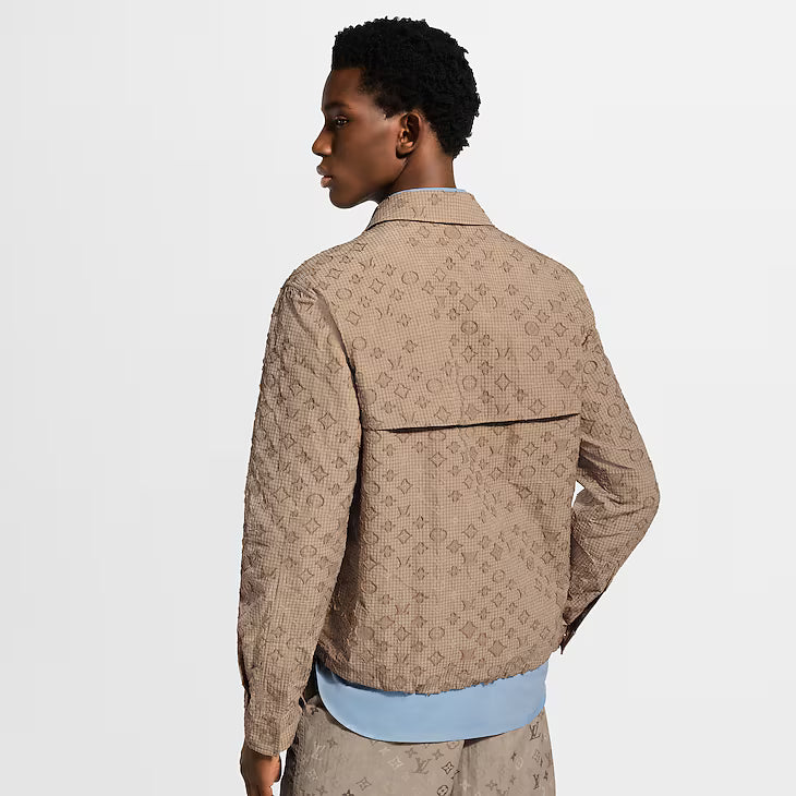 LOUIS VUITTON MONOGRAM RIPSTOP ZIPPERED OVERSHIRT