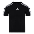 BALENCIAGA SPORTY B SHRUNK T-SHIRT 'BLACK WHITE'