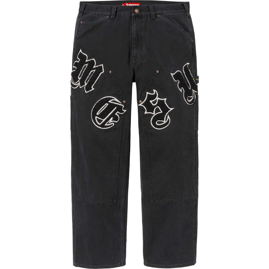 SUPREME OLD ENGLISH CANVAS DOUBLE KNEE PAINTER PANT