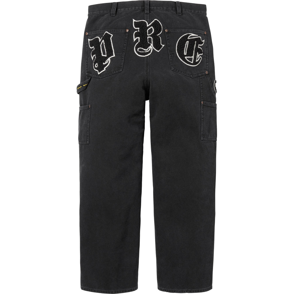 SUPREME OLD ENGLISH CANVAS DOUBLE KNEE PAINTER PANT