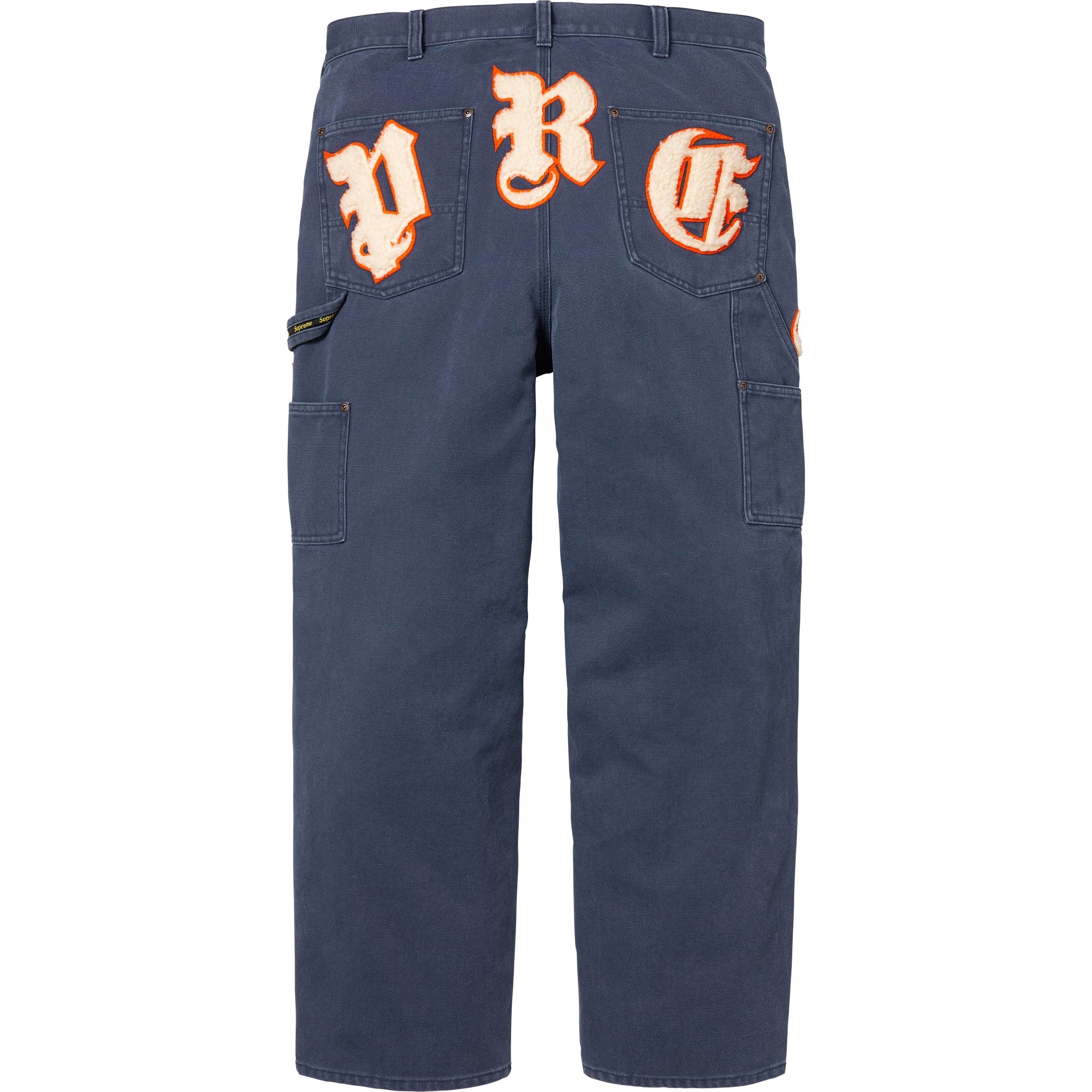 SUPREME OLD ENGLISH CANVAS DOUBLE KNEE PAINTER PANT