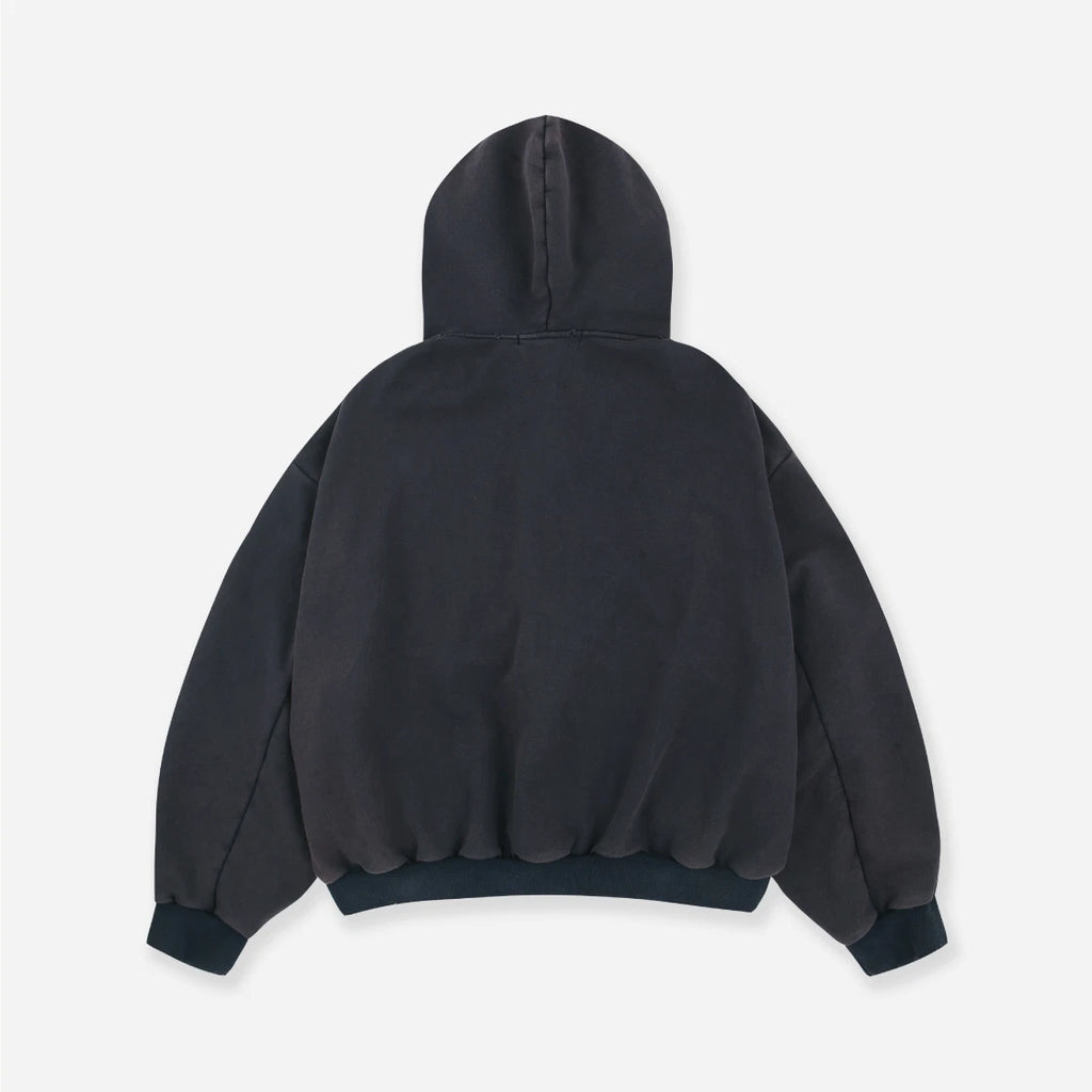 PROJECT G/R HAPPINESS ZIP HOODIE NAVY
