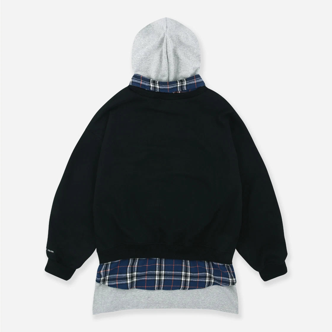 PROJECT G/R 3 LAYERED SWEATSHIRT BLACK